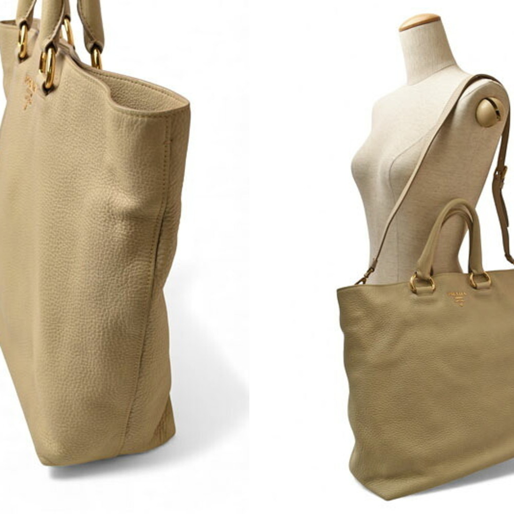 PRADA Cream Shoulder Bag - Picture 3 of 16